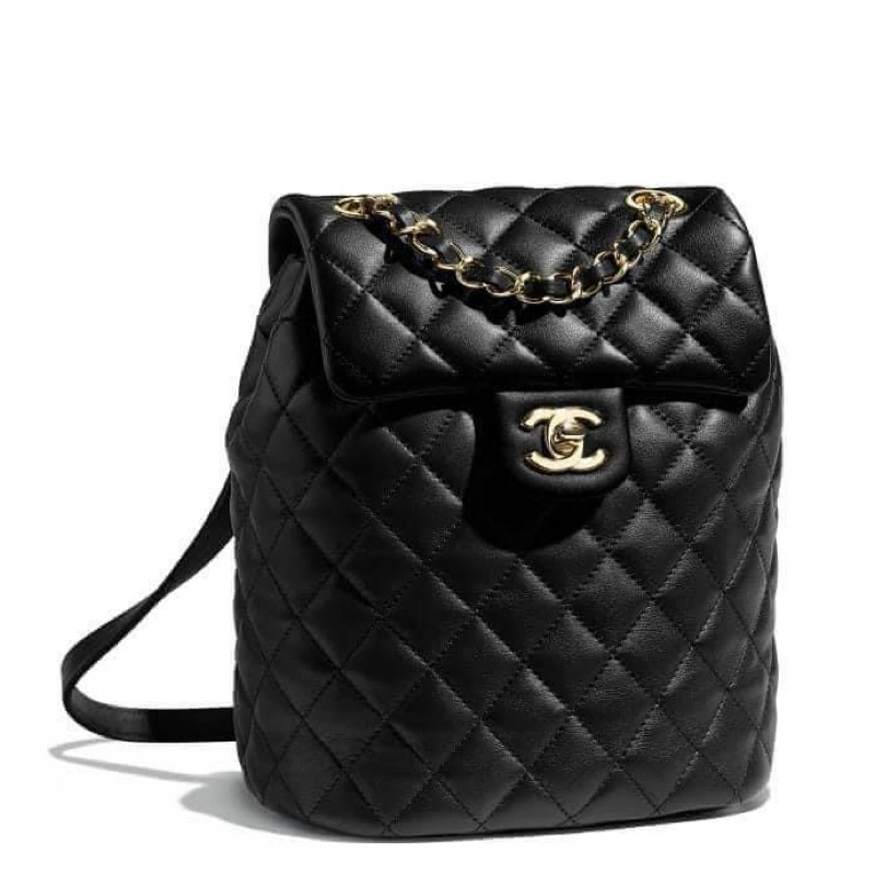 Chanel 小牛皮金扣 mini後背包 | 蝦皮購物