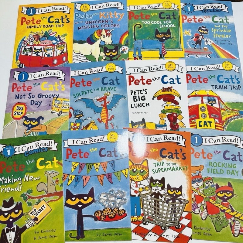 🔥現貨特價🔥皮特貓34冊Pete the Cat I Can Read 分級閱讀物初階英語