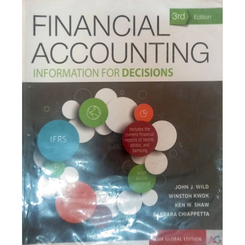 FINANCIAL ACCOUNTING INFORMATION FOR DECISIONS 3rd Edition | 蝦皮購物