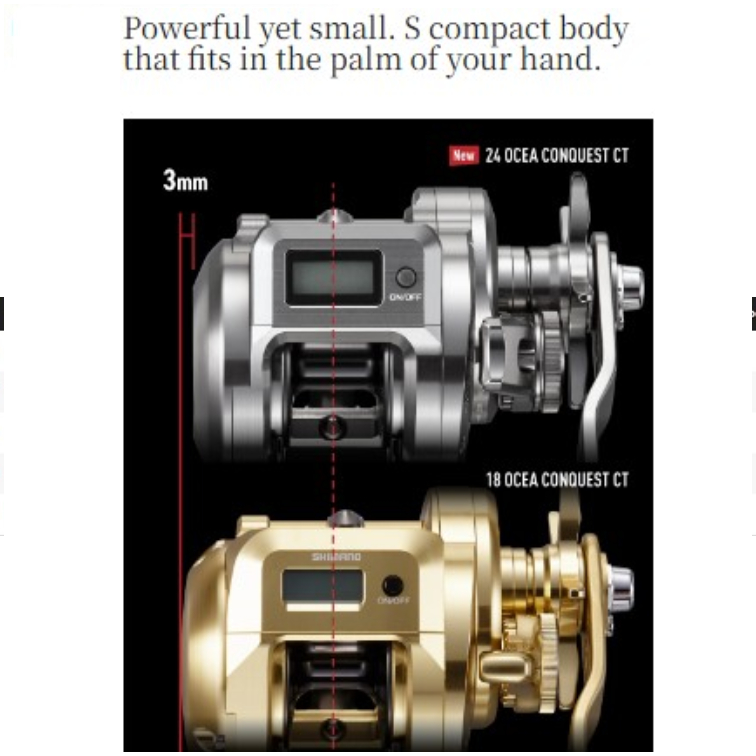 Shimano 2024'OCEA CONQUEST CT 300PG/300MG/301MG/300HG/301HG | 蝦皮購物