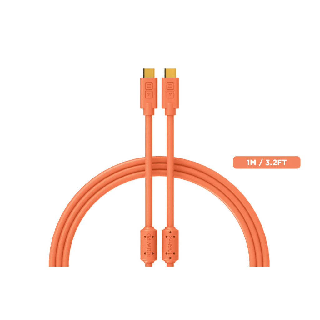 DJ Techtool - Chroma Cable USB-C 專業DJ線材 Type C 橘色 | 蝦皮購物
