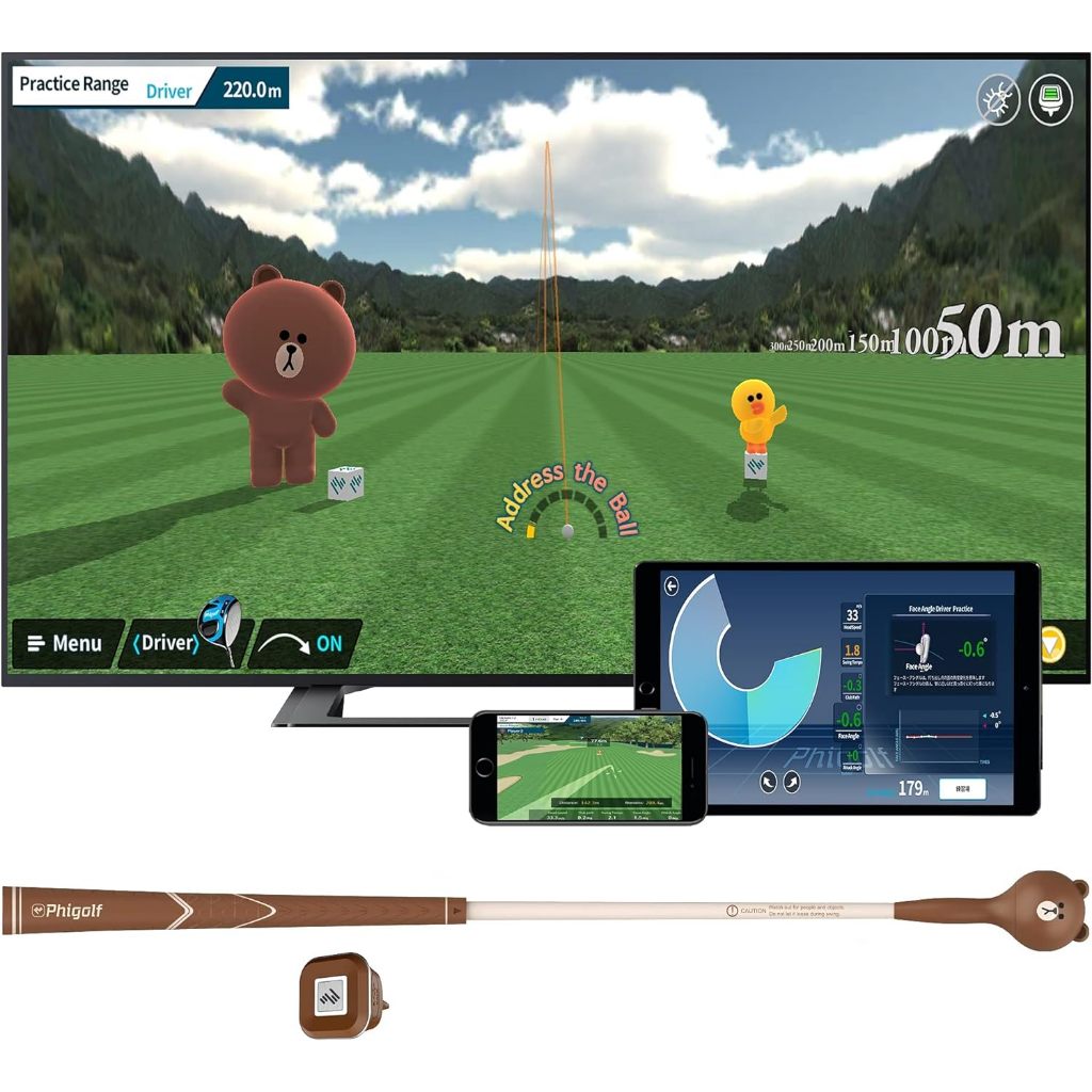 嘖嘖| Phigolf 高爾夫訓練器｜一次入園價格，無限揮桿體驗！LINE FRIENDS 官方授權、台灣獨家預購中！