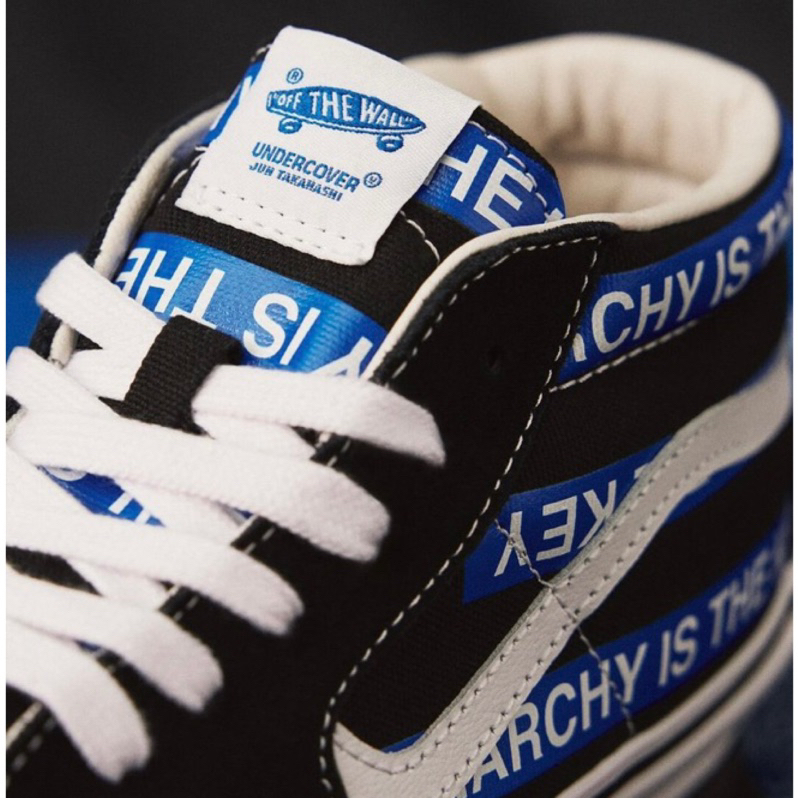 OTW BY #VANS X #UNDERCOVER SK8-MID 採用VANS 歷史悠久的側條紋黑/藍為限定版| 蝦皮購物