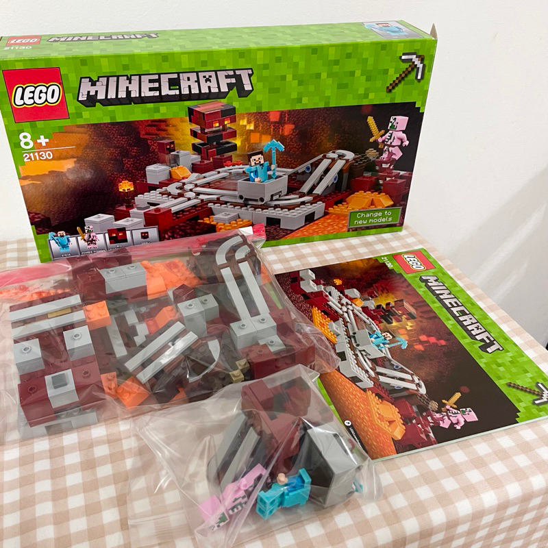 LEGO｜Minecraft 21130 正版 地獄 熔岩 我的創世神 盒玩 | 蝦皮購物