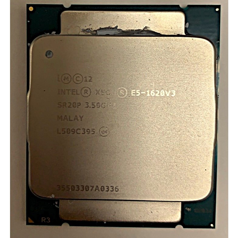 尚典3C】Intel Xeon E5-1620 v3 10M 快取記憶體3.50 GHz 拆機二手中古
