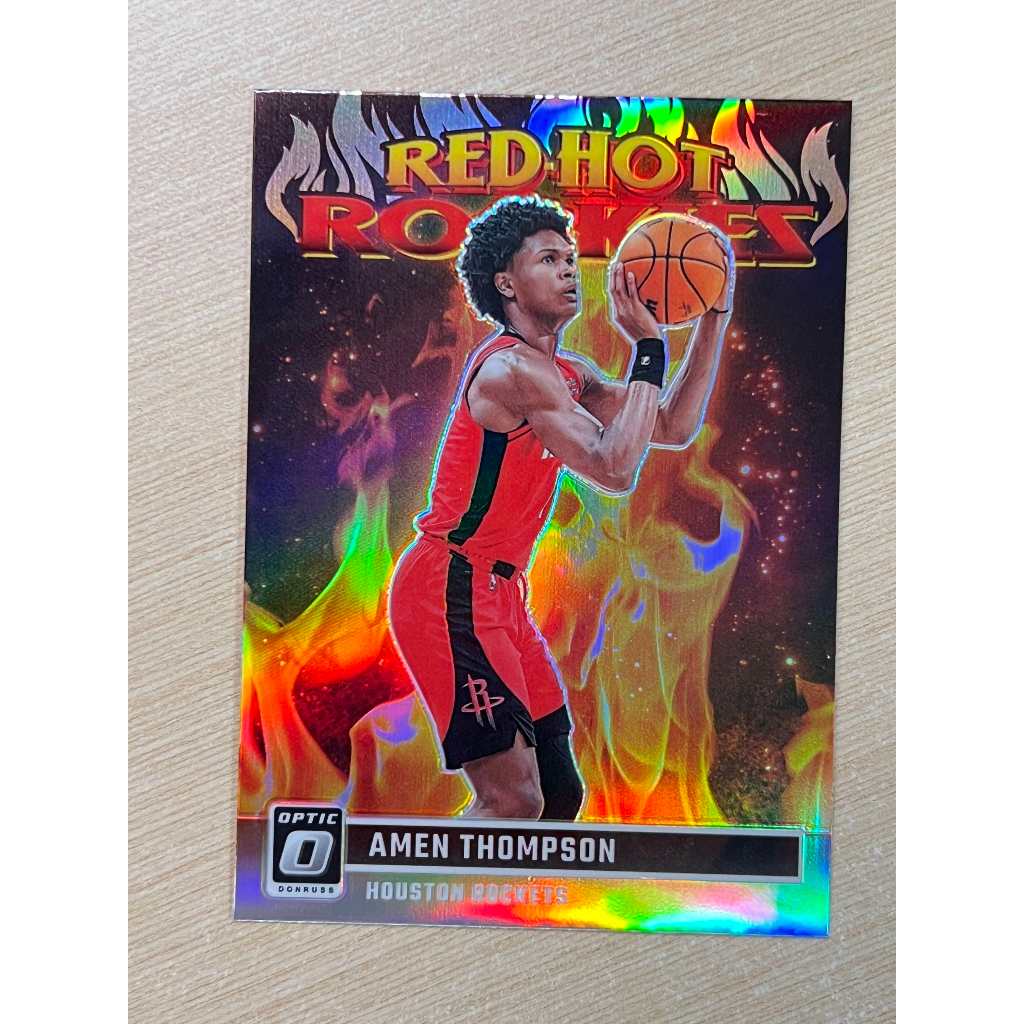 Amen Thompson 銀亮 SILVER RED HOT OPTIC 2023-24 新人 RC NBA 720 | 蝦皮購物