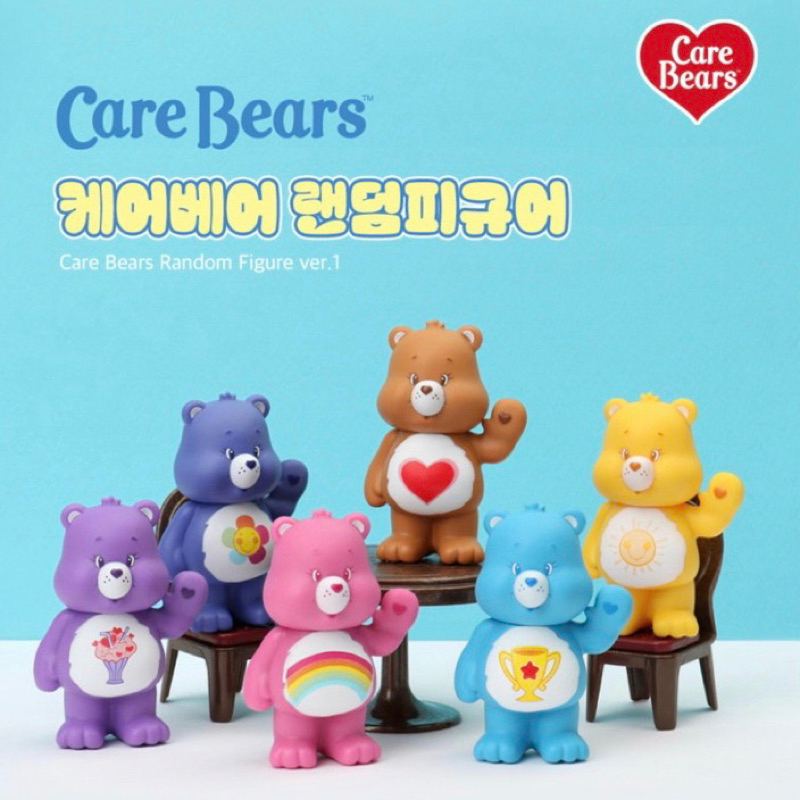 現貨 韓國 Care Bears彩虹熊 公仔 盲盒 蛋糕擺飾 彩虹熊 護理熊 | 蝦皮購物