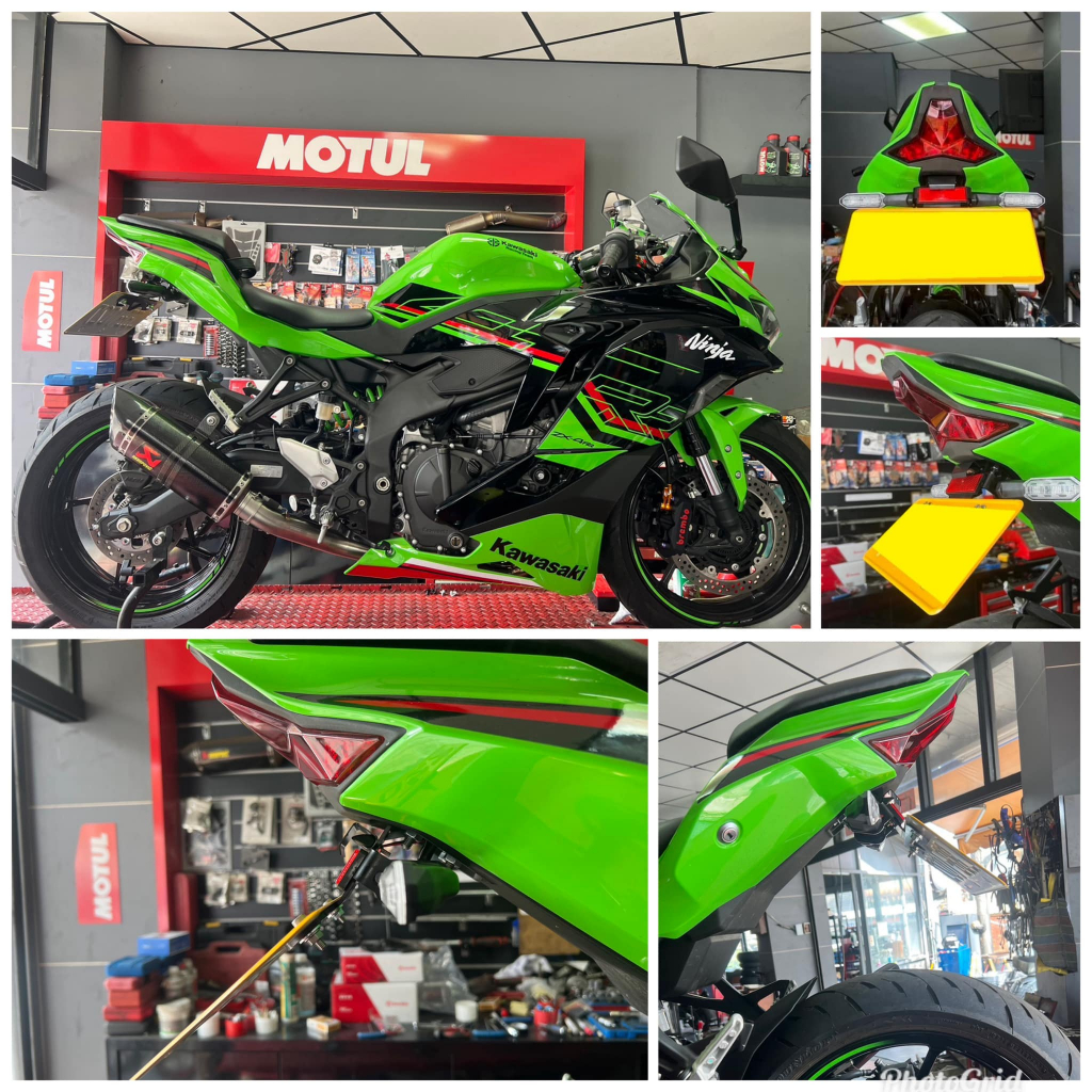 93 MOTO】 鬍鬚牌Kawasaki ZX4RR ZX-4RR 固定式後牌架短牌架短牌翹牌