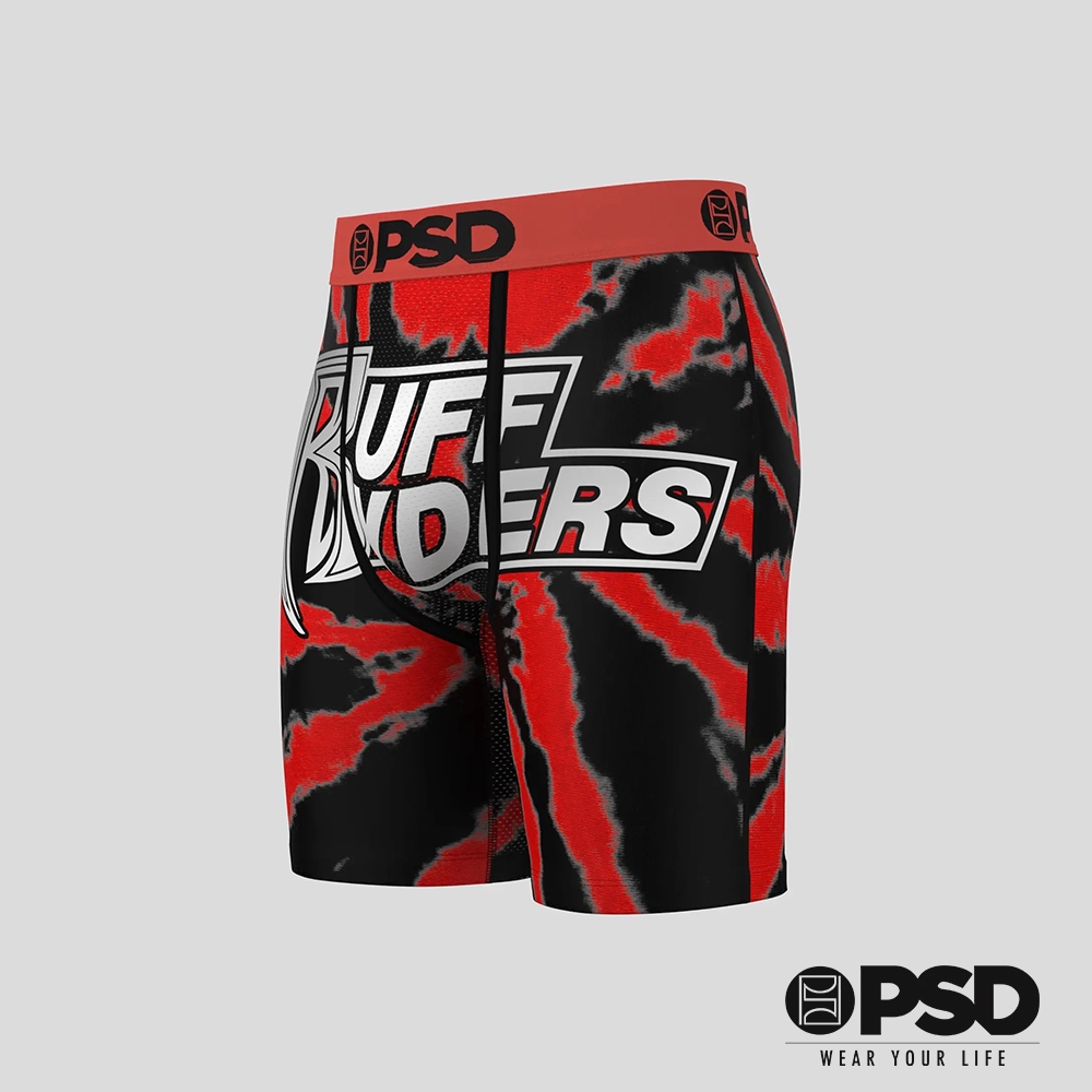 【PSD Underwear】RUFF RYDERS-平口四角褲-饒舌奇兵-紅色 | 蝦皮購物