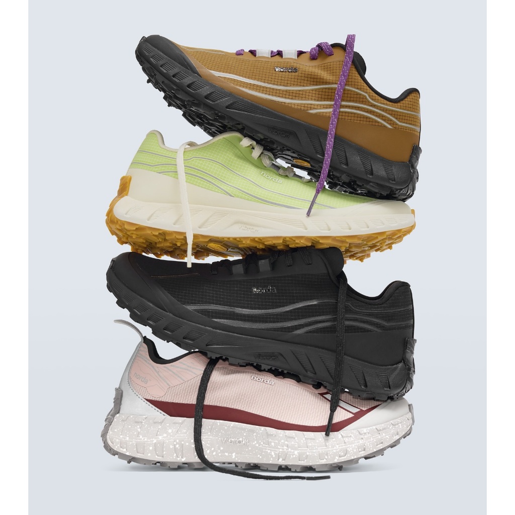 代購NORDA 002 LTD Series RZ EDITION 輕量越野跑鞋Vibram黃金大