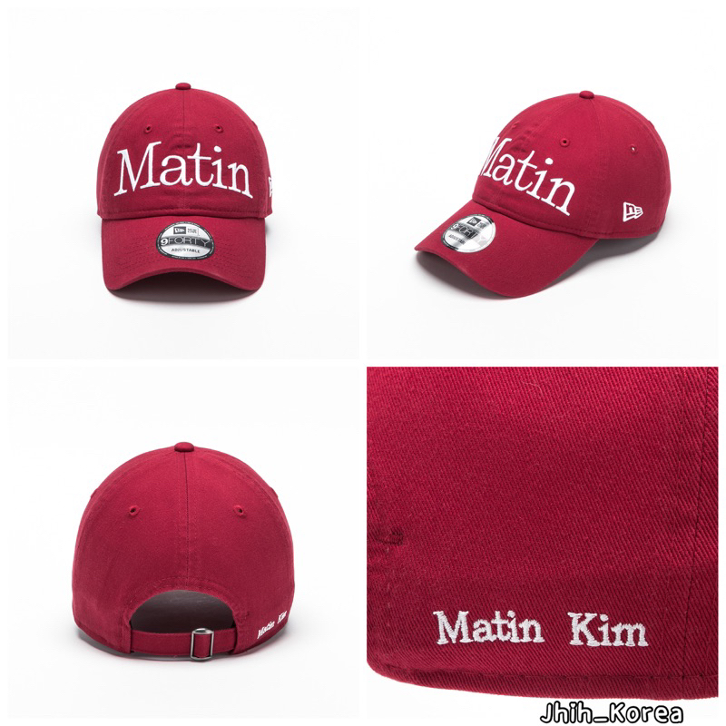 📌 預購韓國代購NEWERA x MATIN KIM 940UNST LOGO 牛仔拼接撞色