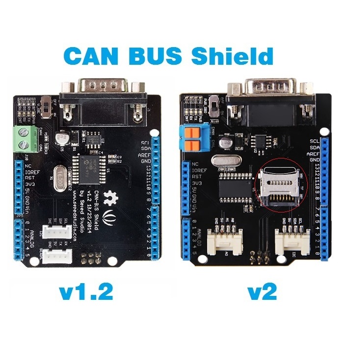 【微控】含稅附發票、SEEED原裝 Arduino CAN Bus Shield v1.2 v2、CAN通訊擴展板 | 蝦皮購物