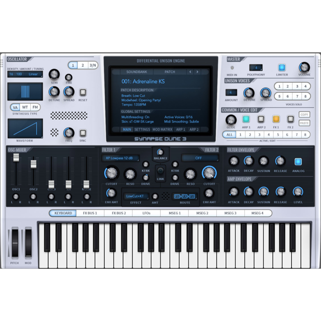 Synapse Audio Software DUNE 3 沙丘合成器 附音源包 For Win / Mac | 蝦皮購物