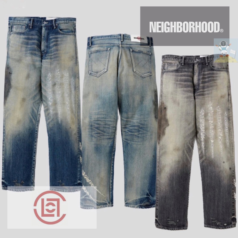 NEIGHBORHOOD 23AW NH X CLOT . SAVAGE DENIM DP BASIC PANTS 長褲