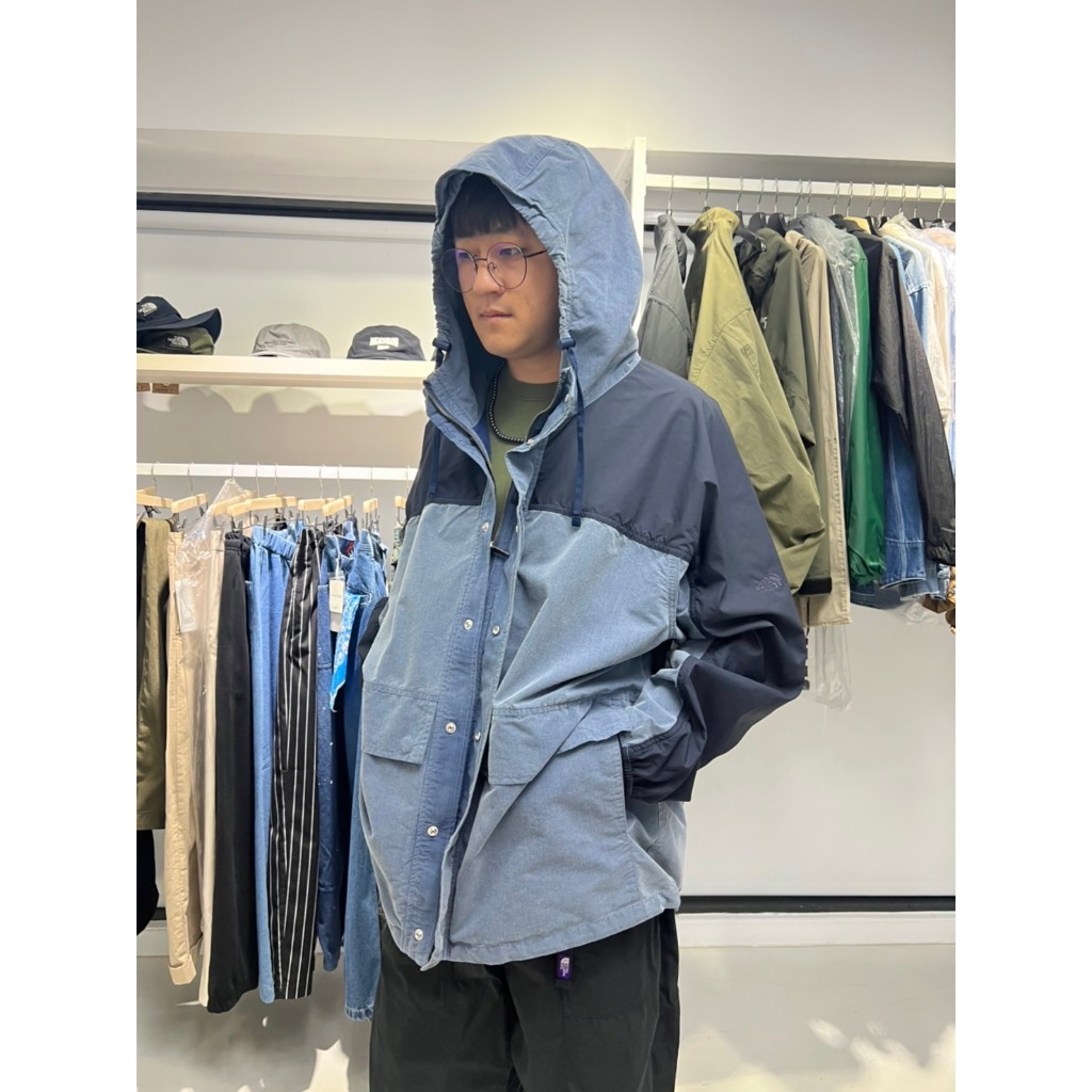 NERD}台中益民門市TNF 紫標Indigo Mountain Wind Parka 日本限定登山連