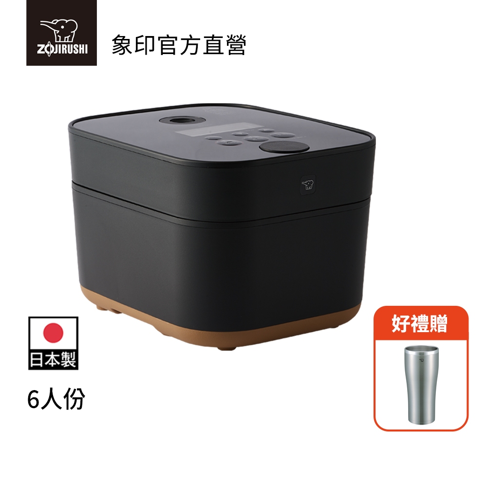 ZOJIRUSHI 象印】STAN IH炊飯電子鍋(NW-SAF10)｜6人份美型家電黑厚釜