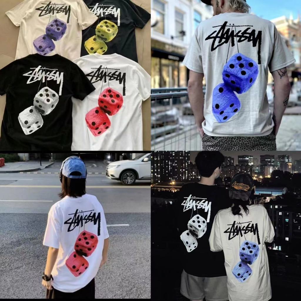 stussy diced out tee 黒 M-