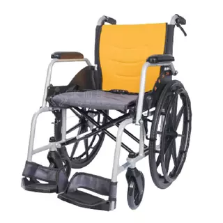 來而康 均佳 機械式輪椅 JW-G100 鋁合金輪椅 經濟型輕量化 可收合式手動輪椅 輪椅補助B款 贈 輪椅置物袋