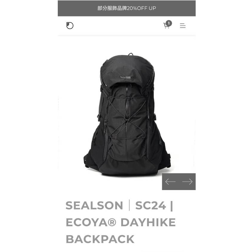 SEALSON SC24｜BACKPACK BLACK | 蝦皮購物