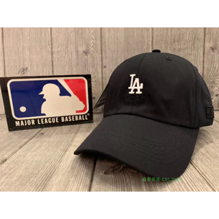 塞爾提克~MLB 美國大聯盟 帽子 LA 道奇隊 可調式 小繡標 棒球帽 老帽 鴨舌帽 運動帽~黑色
