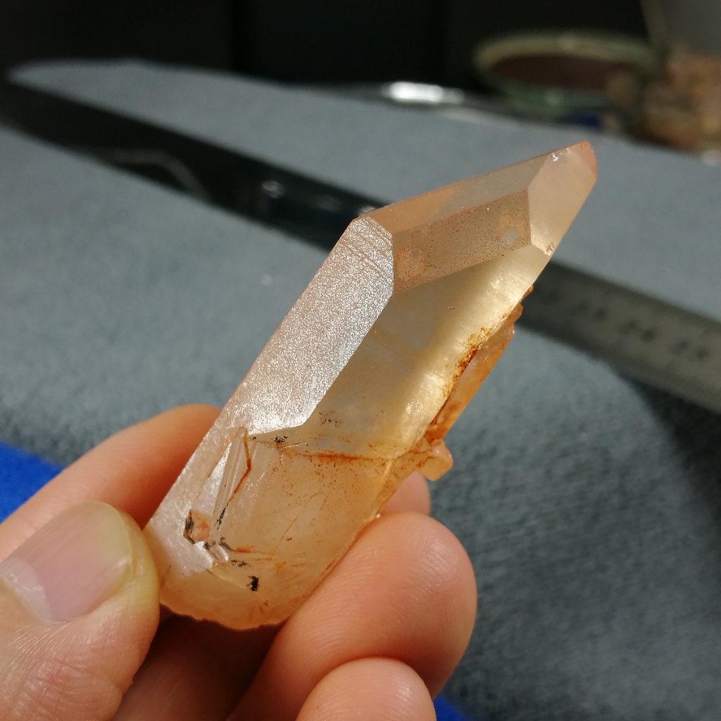 友克鑫礦業]超值晶礦51-100-橘子水晶Tangerine Quartz 水晶柱晶柱原礦