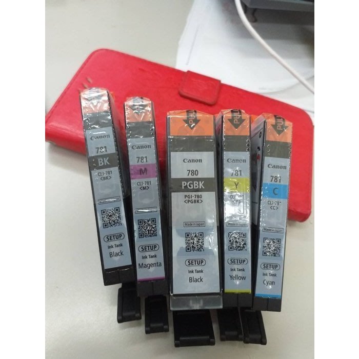 CANON PGI-780 CLI-781 原廠裸裝五色一組TS8170，TS8270，TR8570，TS9570 | 蝦皮購物