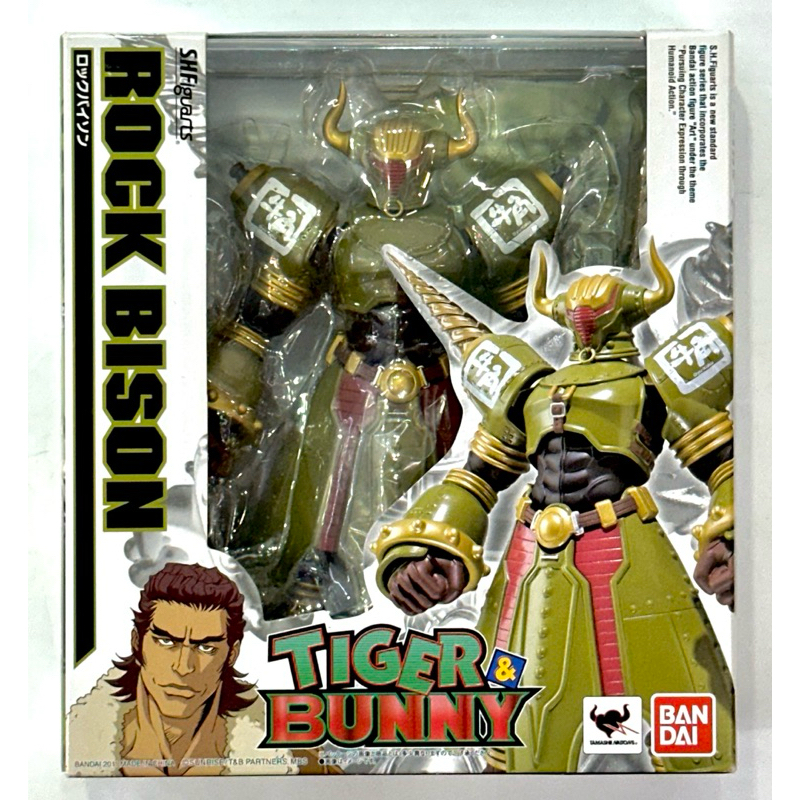 星矢TOY 板橋實體店面 BANDAI 正版 SHF TIGER & BUNNY Rock Bison 搖滾野牛 桂正和 | 蝦皮購物