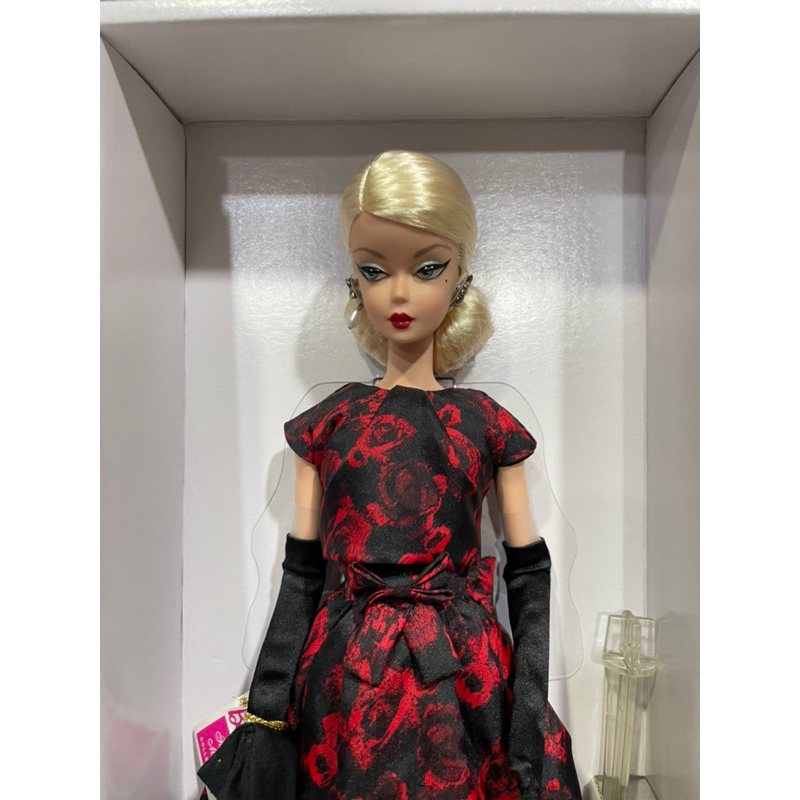 Barbie elegant rose cocktail dress doll clearance