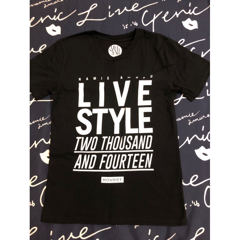安室奈美惠Amuro Namie Live style 2014 周邊商品T-shirt 短T T恤衣服