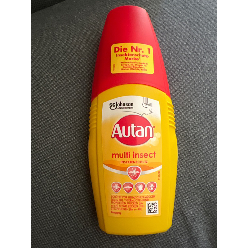 🇩🇪【現貨】德國防蚊 Autan Multi insect 100ml 小黑蚊必備 | 蝦皮購物