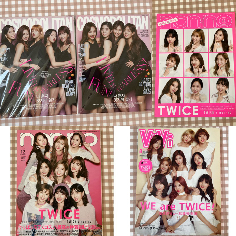 Twice週邊 Twice雜誌 VIVI NON-NO Cosmopolitan 娜璉 子瑜 Sana 桃 Mina | 蝦皮購物