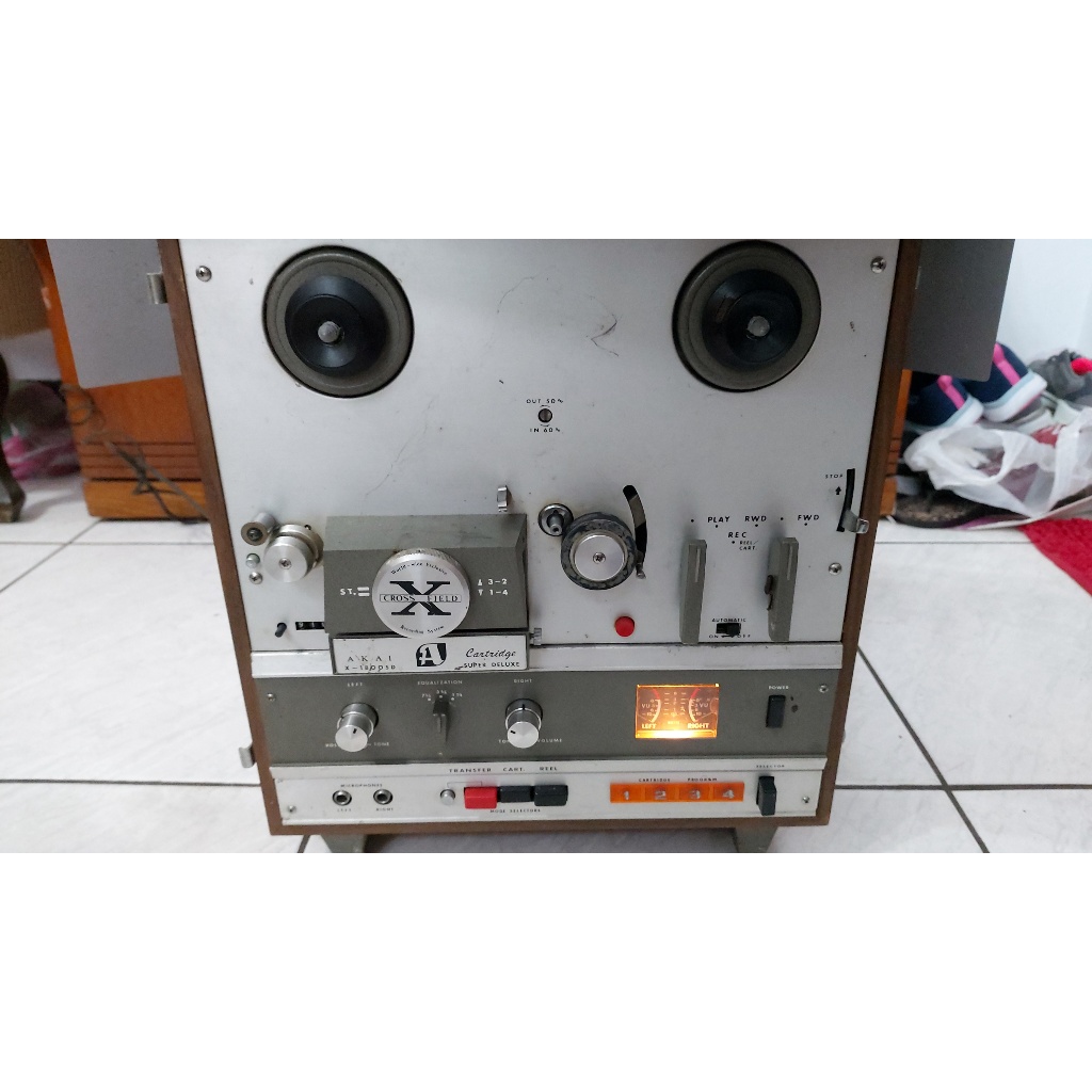 Akai X1800SD Reel to Reel 8 Track Tape Recorder 古董 錄音機 蝦皮購物