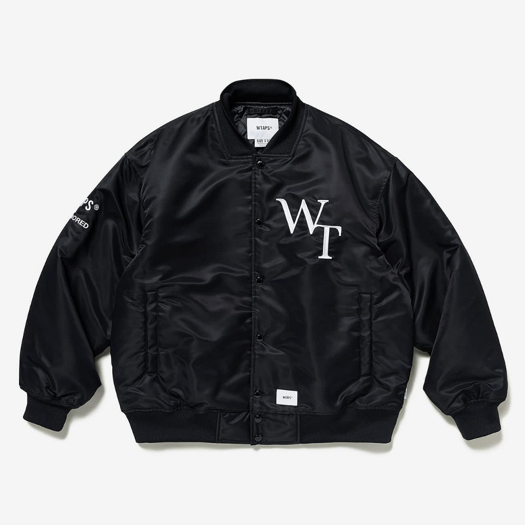 日貨代購CITY】2023AW WTAPS TEAM JACKET NYLON TWILL 棒球外套現貨| 蝦皮購物