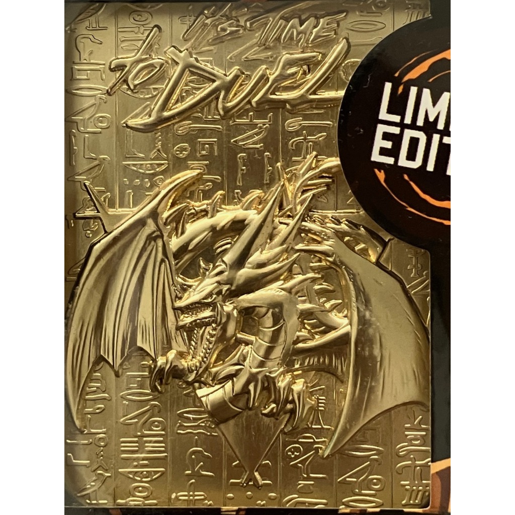 遊戯王 - 新品未開封 即日発送 【世界5000個限定】三幻神 24k 金属性カード 5000個限定】遊戯王英語版 三幻神オシリスの天空竜 24Kメッキ