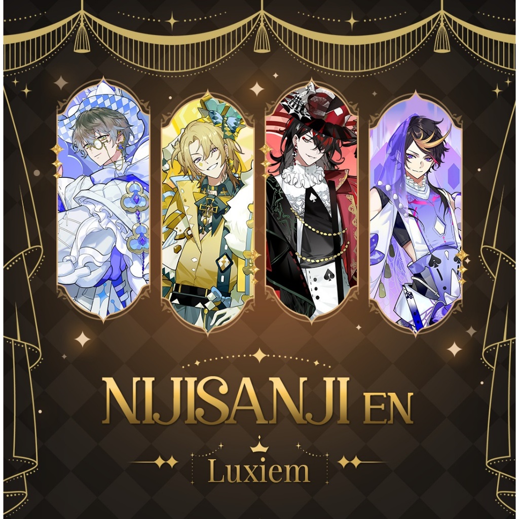 現貨】NIJISANJI EN Luxiem 次元波板糖馬戲團系列Ike Luca Vox Shu