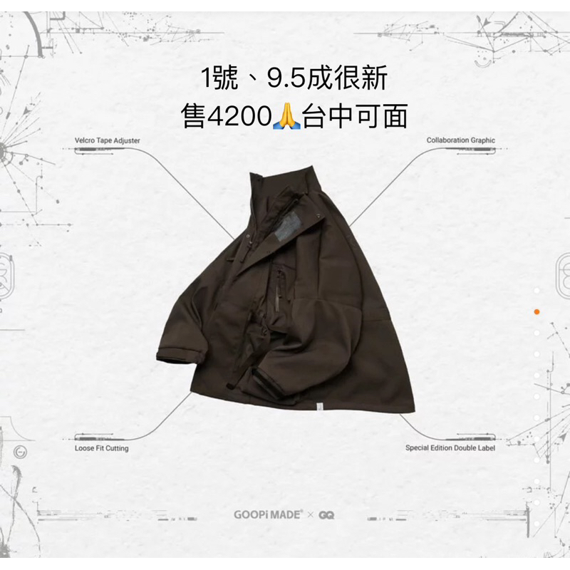 已售出】“ZR-M02” Symmetric Waistband Windbreak Jacket | 蝦皮購物