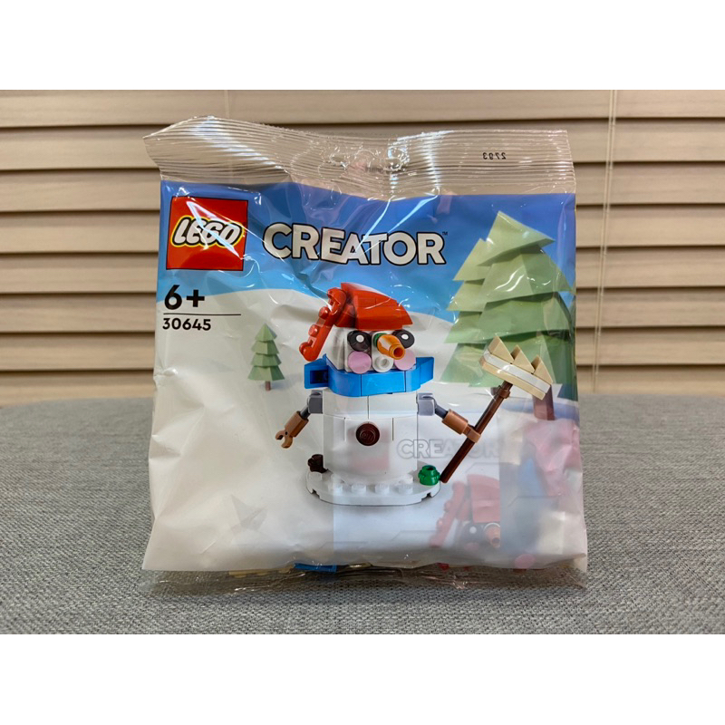 現貨 全新 樂高 Lego 30645 Snowman 雪人 Creater Polybag 聖誕節 袋裝 蝦皮購物 5421