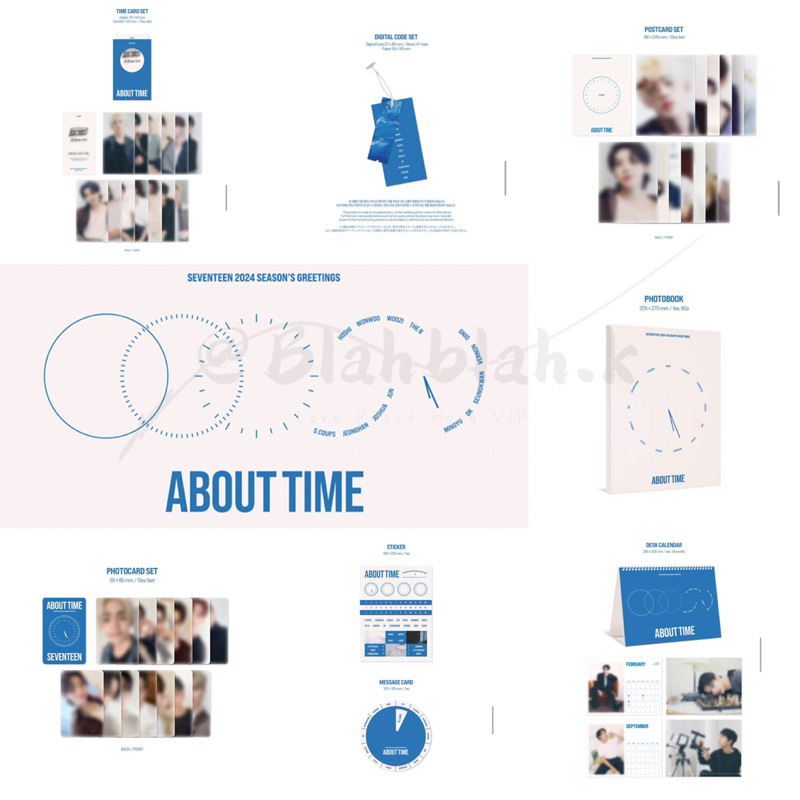 年曆含特典 SVT SEVENTEEN 2024 SEASON GREETINGS 年曆 年曆組 掛曆 weverse 蝦皮購物