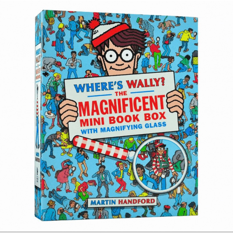 Where's Wally? The Magnificent Mini Box Set (附放大鏡/五冊)/威利在哪裡? | 蝦皮購物