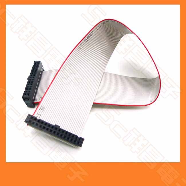 【祥昌電子】IDC排線 2.54mm間距 2x15孔 共30孔 灰排線 連接線排線 排線 30cm | 蝦皮購物