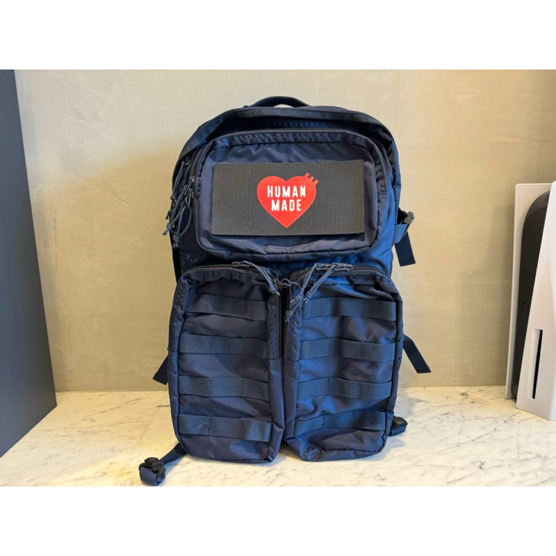 HUMAN MADE MILITARY BACKPACK navy [二手] | 蝦皮購物