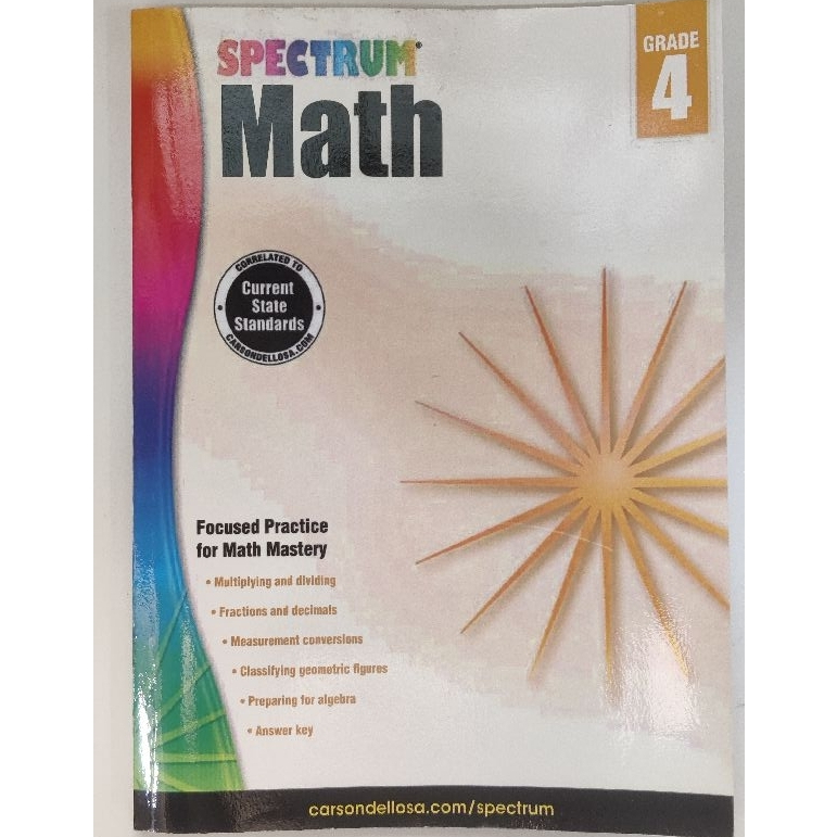 超低特價（現貨）Spectrum Math 系列 第4冊 | 蝦皮購物