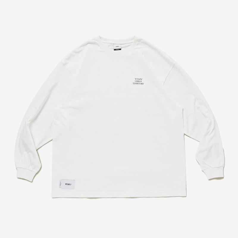 全新現貨WTAPS 23AW WUT / LS / COTTON 標語薄長袖非目錄| 蝦皮購物