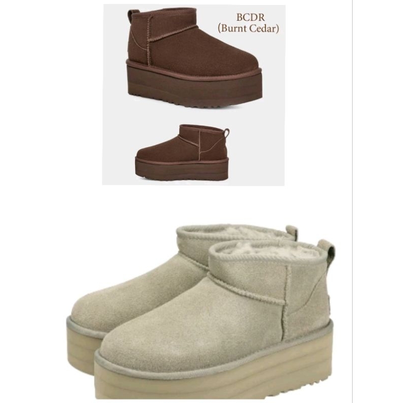 Tazzlita Genuine Shearling Trim Platform Slipper