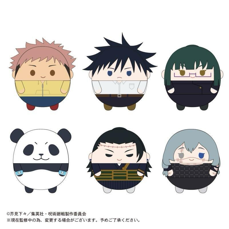 《現貨》咒術迴戰 胖娃 福娃 ふわコロりん2 玩偶 公仔 盲盒 指定款 | 蝦皮購物