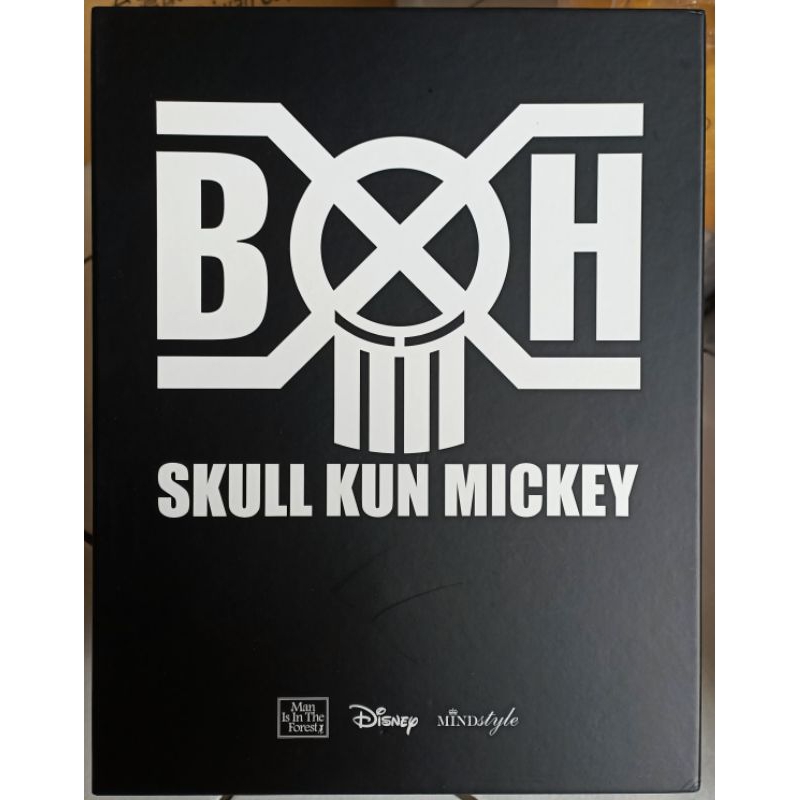 日版三方聯名骷髏米奇BOUNTY HUNTERxDISNEYxMINDSTYLE SKULL KUN