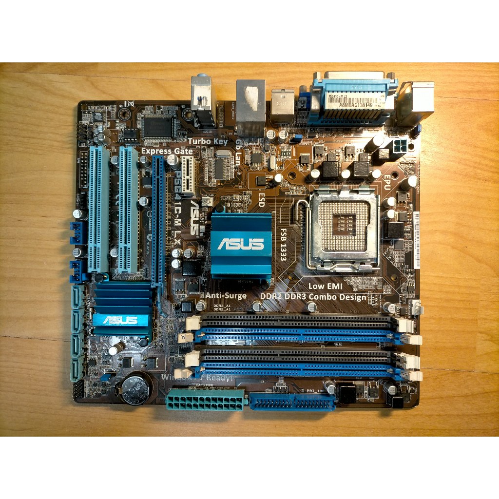 A.P5/S775主機板-華碩 P5G41C-M LX 四核心 G41/ICH7 Turbo Key 超頻 直購價480 | 蝦皮購物