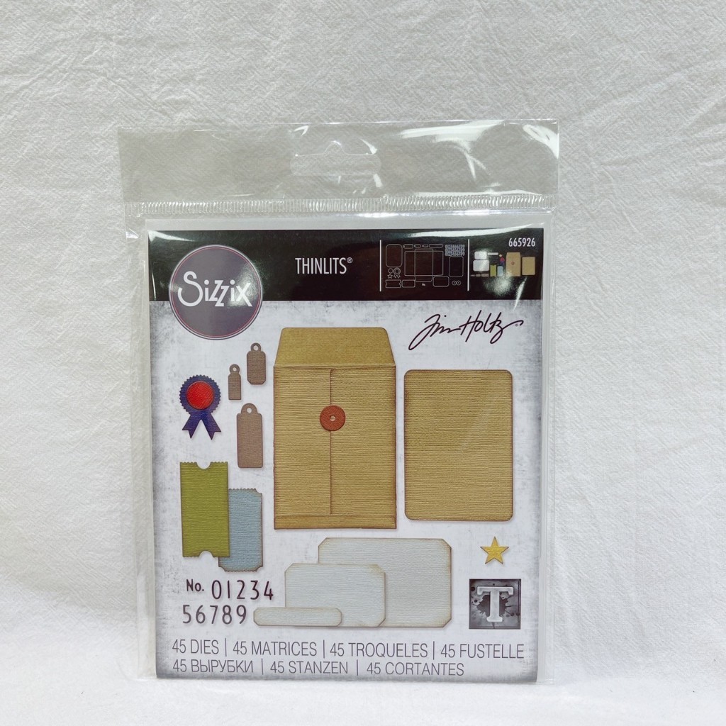 Fustella Sizzix Thinlits Die Set - Tag Collection 8PK 658784 Tim Holtz