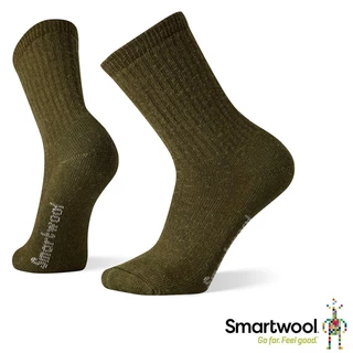 【台灣黑熊】美國 Smartwool 中級減震徒步中長襪 頂級美麗諾羊毛襪 登山襪 黑色／橄綠 SW001646
