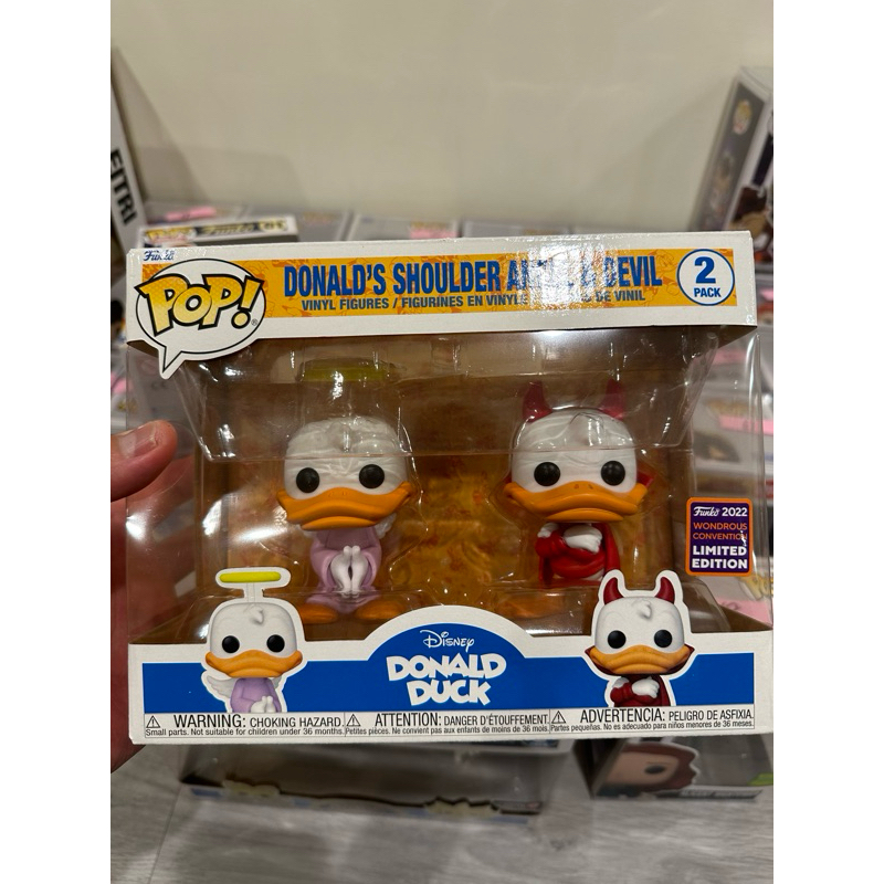 *Funko pop*「Q大」賣場（正版現貨）—迪士尼 天使 惡魔 唐老鴨 | 蝦皮購物